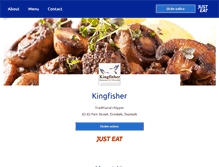 Tablet Screenshot of kingfishertakeaway.com